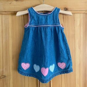Vintage Denim Heart Dress
